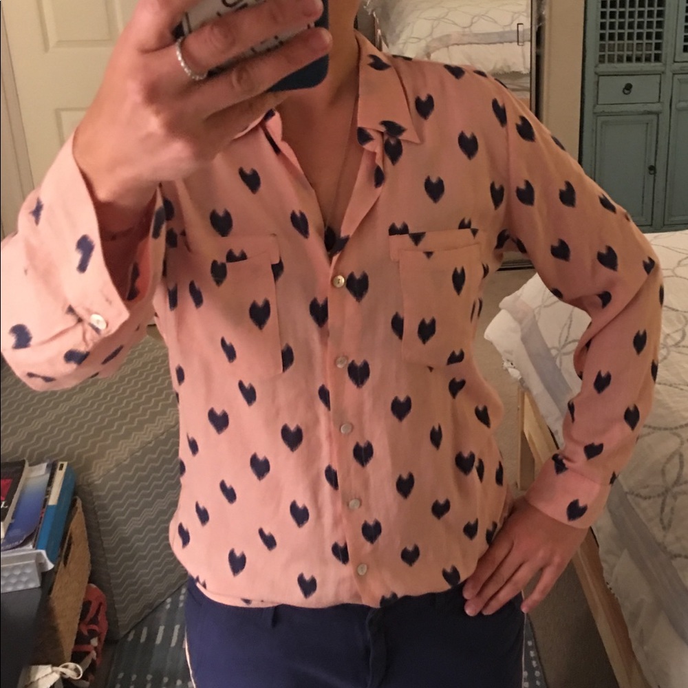 Heart button up - Picture 3 of 3